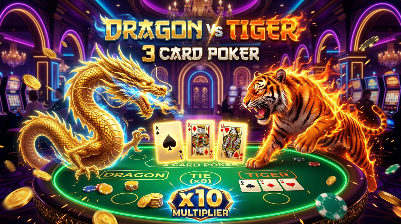 Dragon vs Tiger 3 Card Poker